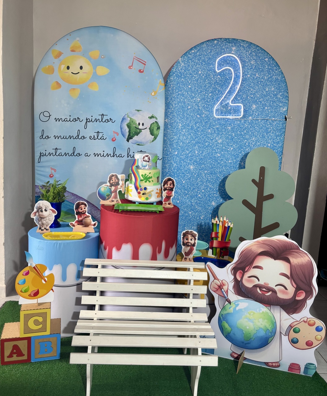 O Maior Pintor Do Mundo 005 - Shalom Festas Pegue e Monte
