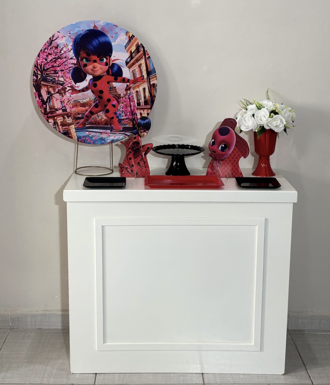 Mini Kit Ladybug - Shalom Festas Pegue e Monte 