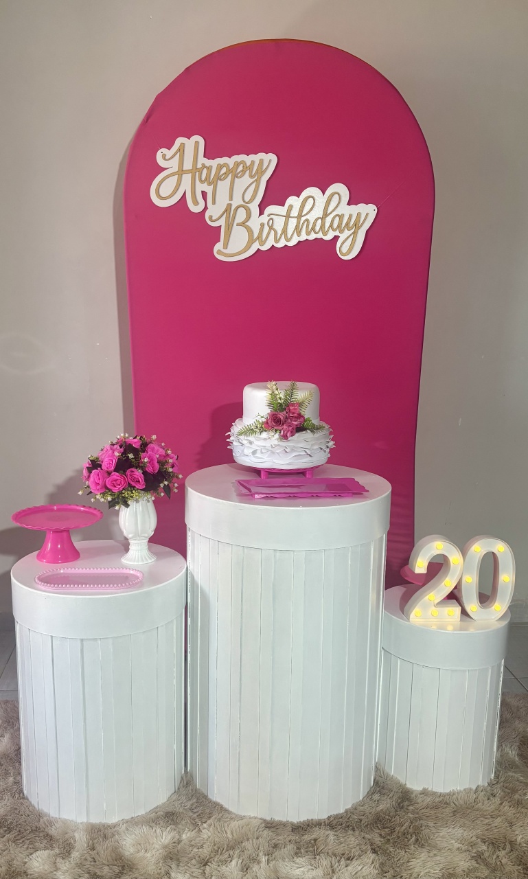 Romano Pink/Rosa 04 - Shalom Festas Pegue e Monte