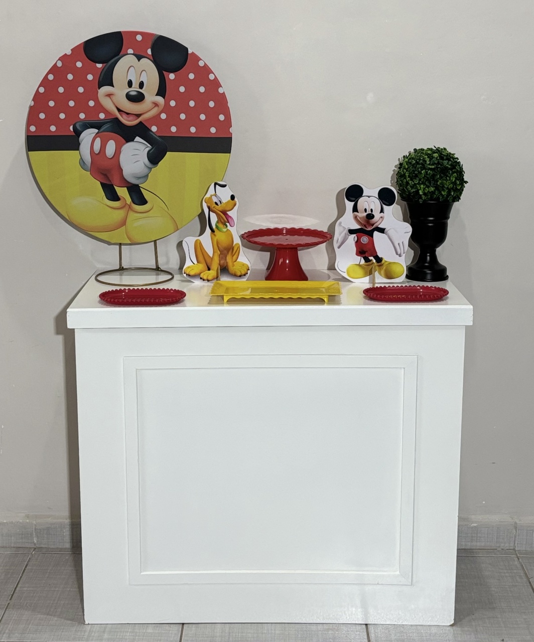 Mini Kit Mickey 03 - Shalom Festas Pegue e Monte 