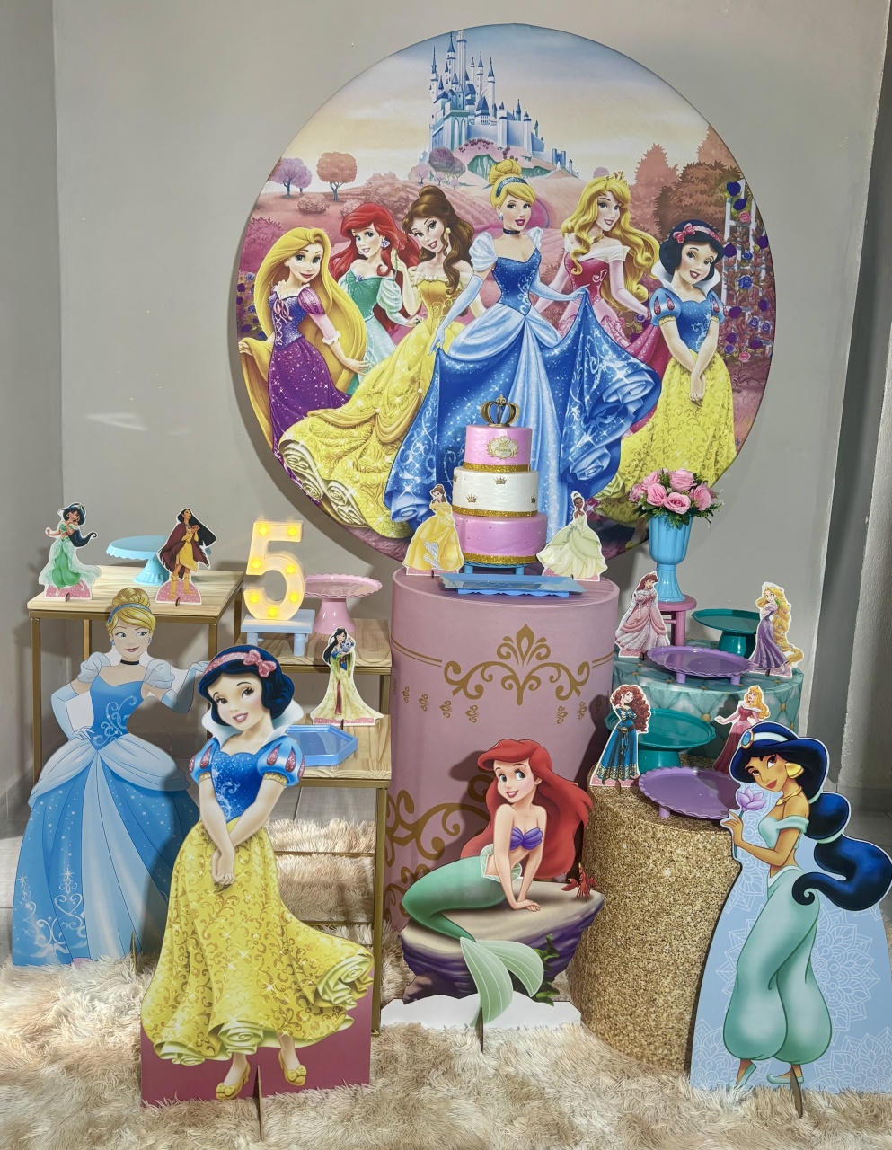 Princesas Disney 02 - Shalom Festas Pegue e Monte