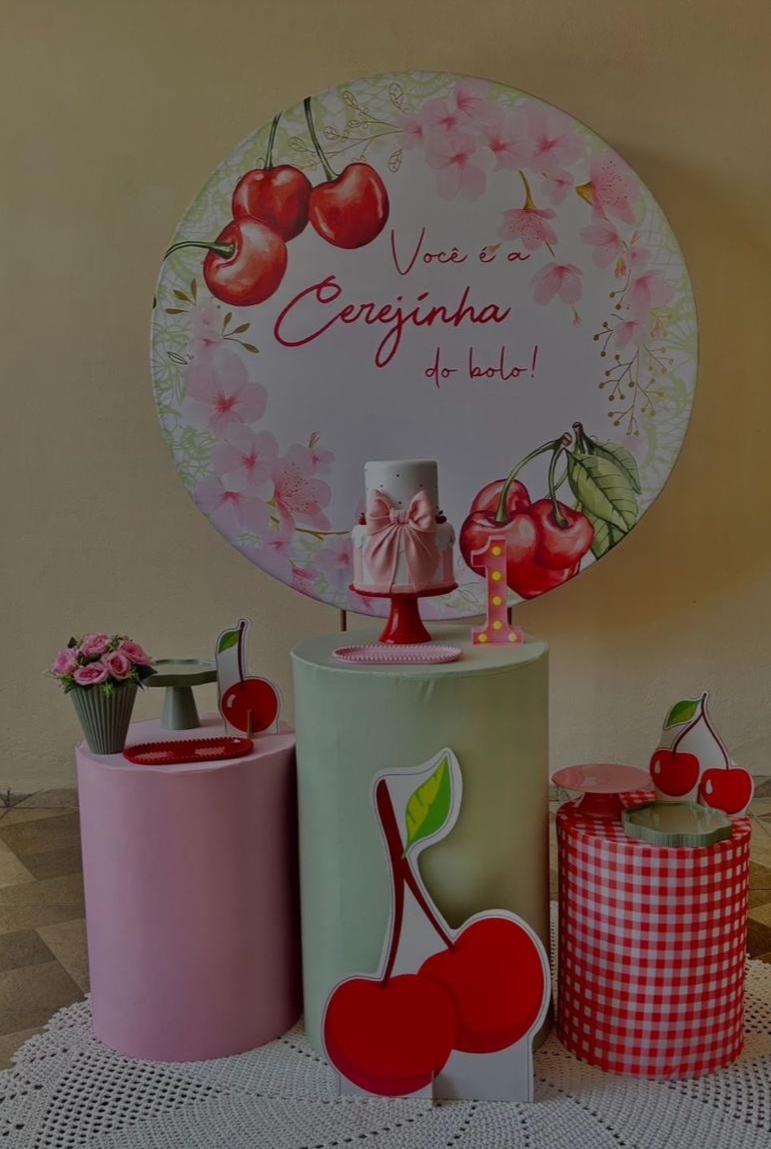 Cerejinha - Shalom Festas Pegue e Monte