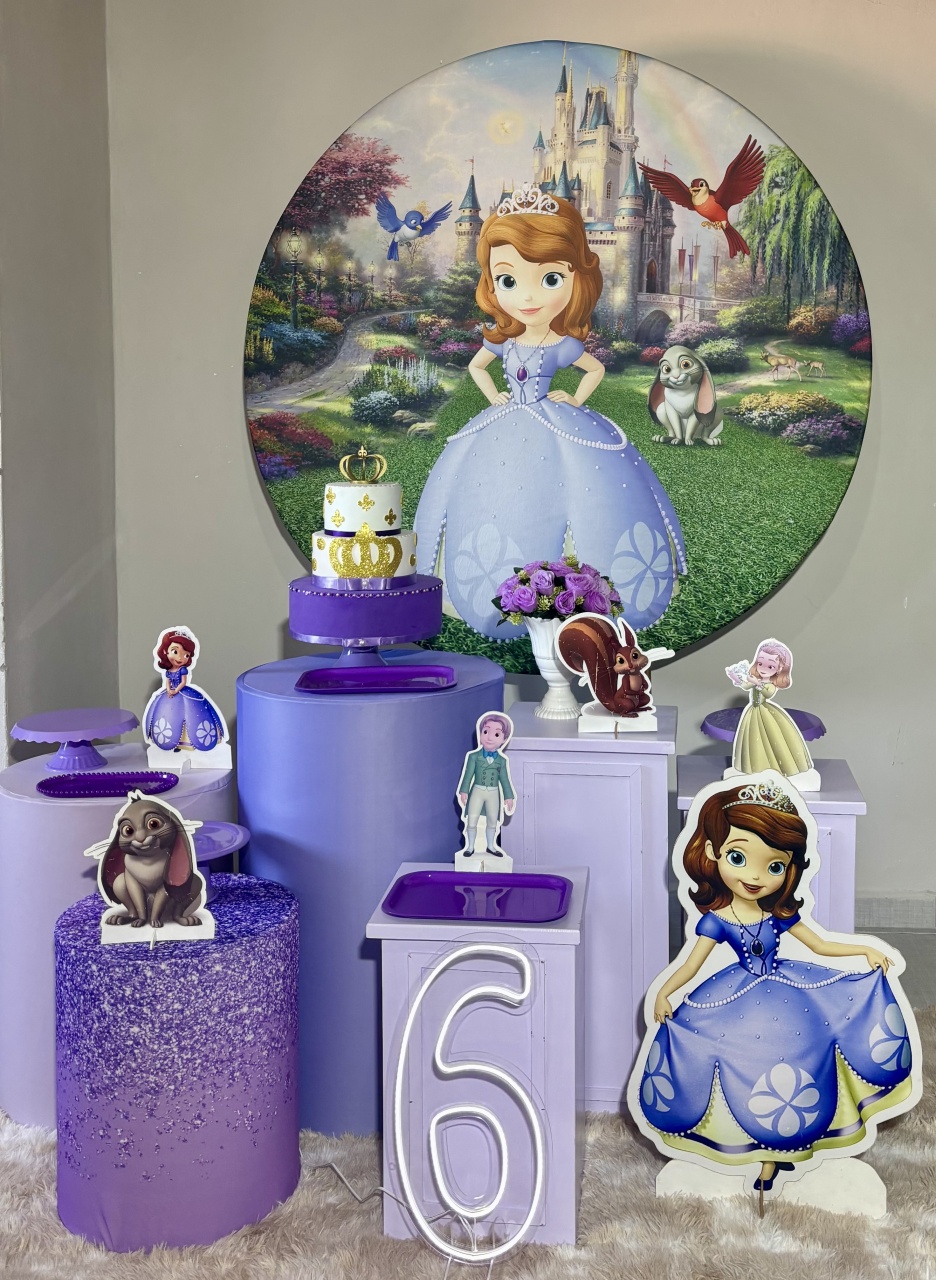 Princesa Sofia 03 - Shalom Festas Pegue e Monte