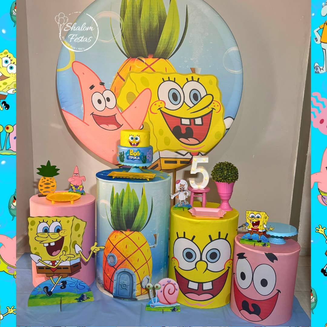 Bob Esponja 02 - Shalom Festas Pegue e Monte