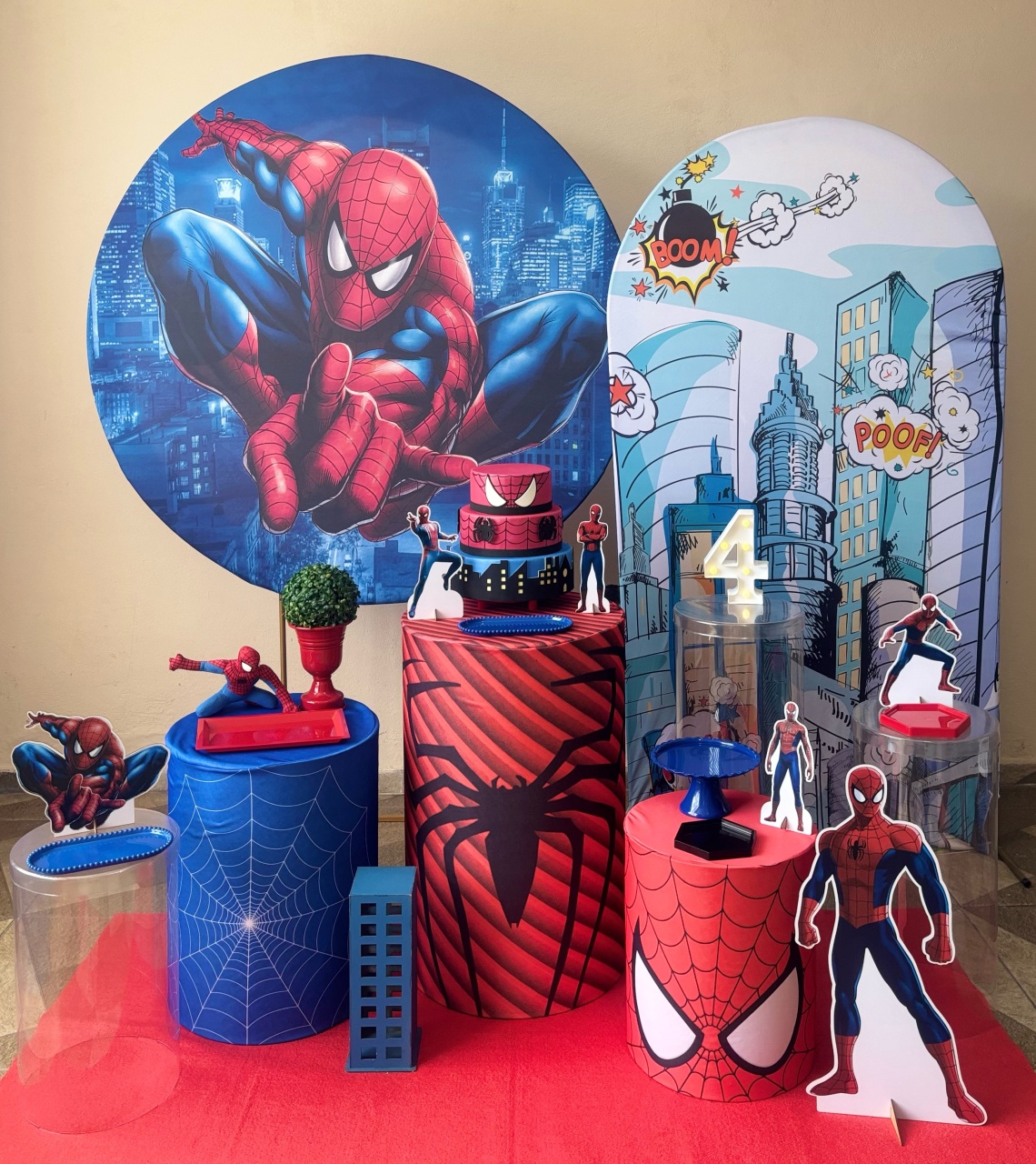 Homem Aranha 07 - Shalom Festas Pegue e Monte 