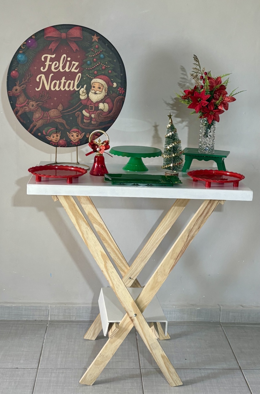 Mini Kit Natal 01 - Shalom Festas Pegue e Monte 