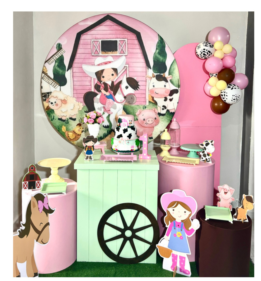 Fazendinha Boiadeira 04 - Shalom Festas Pegue e Monte