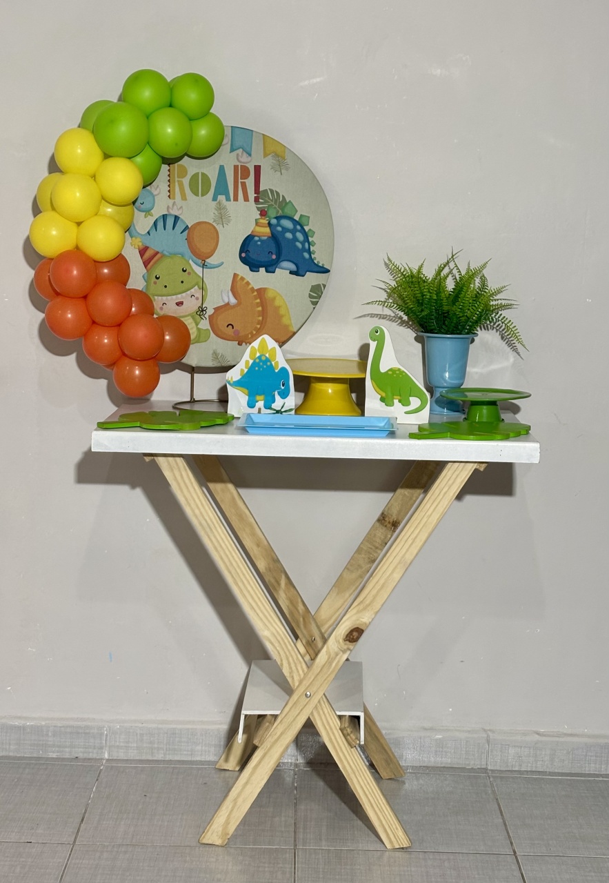 Mini Kit Dinossauro Baby 05 - Shalom Festas Pegue e Monte 