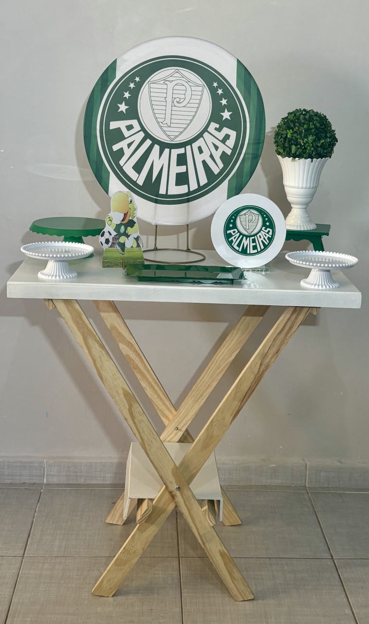 Mini Kit Palmeiras 02 - Shalom Festas Pegue e Monte 