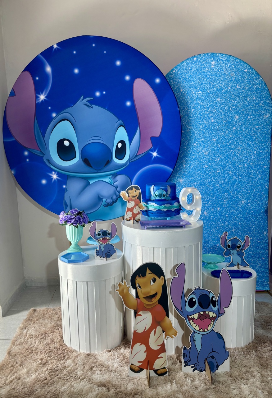 Lilo Stitch 06 - Shalom Festas Pegue e Monte