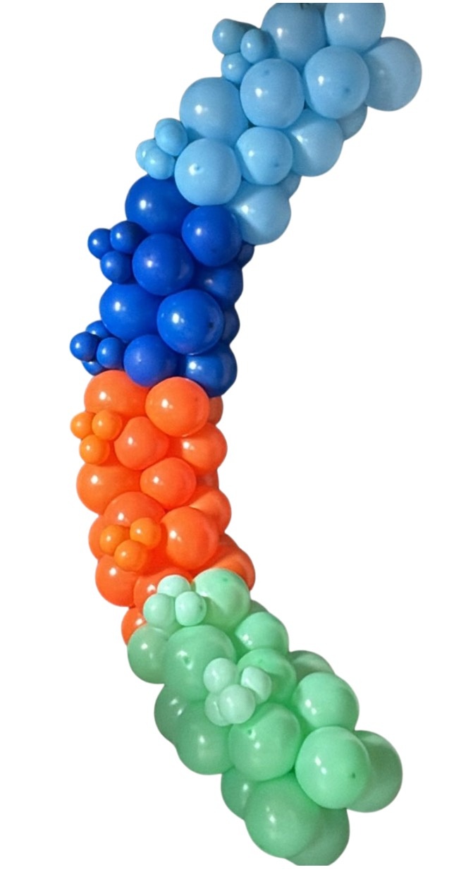 Arco Balões Gomos / Mini Cluster - Shalom Festas Pegue e Monte 