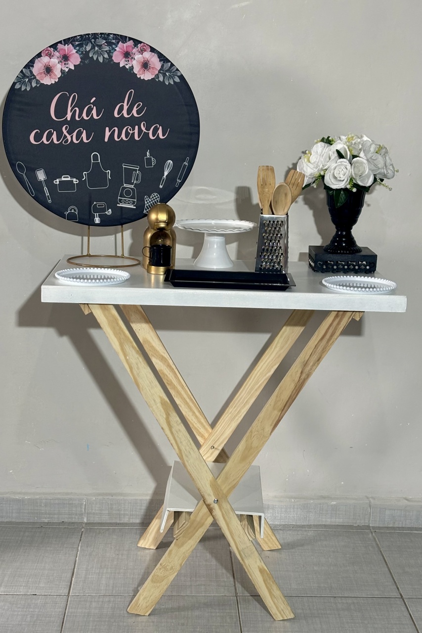 Mini Kit Casa Nova05 Cha Cozinha - Shalom Festas Pegue e Monte