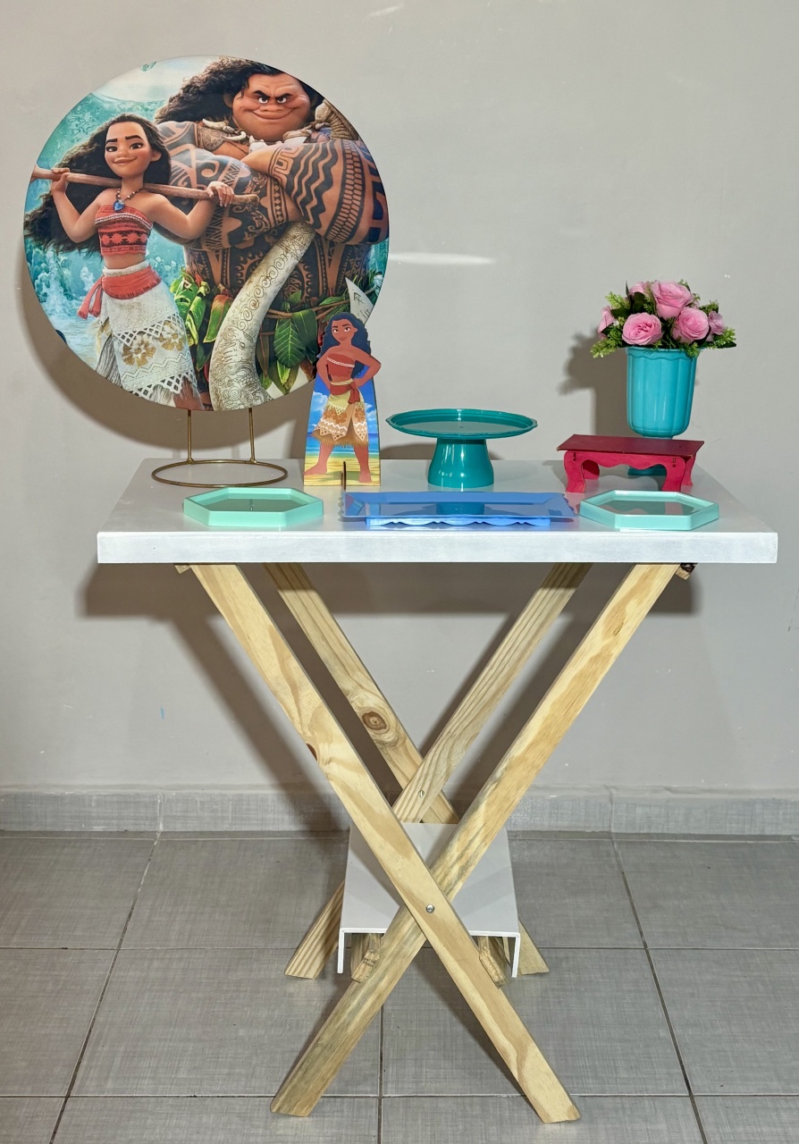 Mini Kit Moana 02 - Shalom Festas Pegue e Monte 