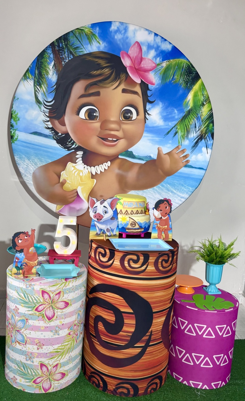 Moana Baby 01 - Shalom Festas Pegue e Monte