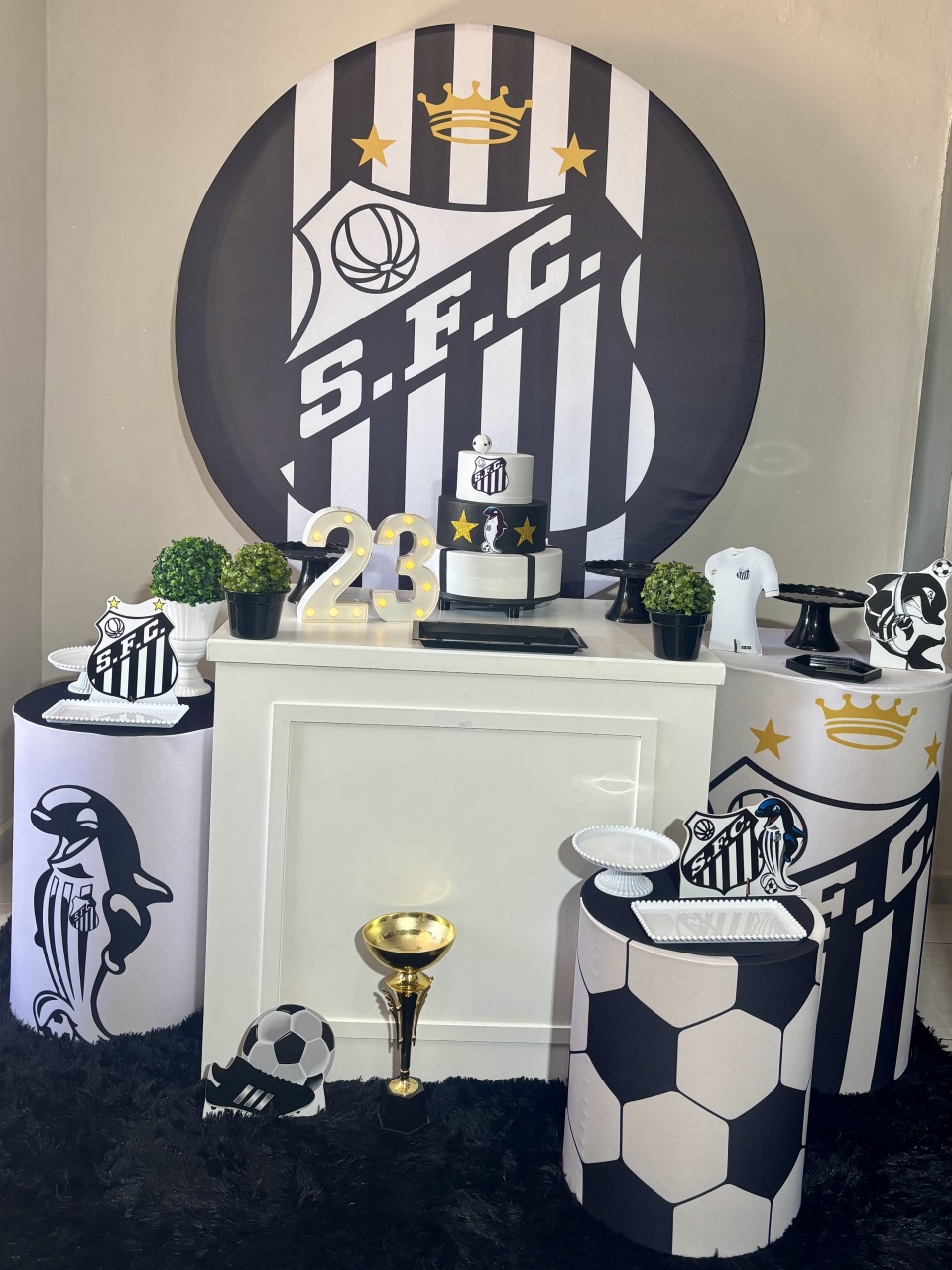 Santos / Futebol 02 - Shalom Festas Pegue e Monte