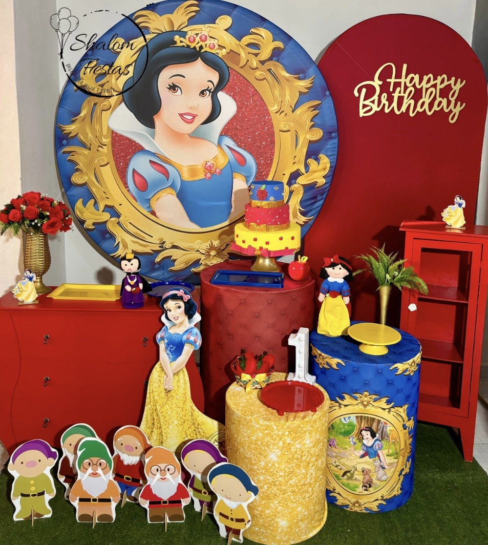 Branca de Neve 04 - Shalom Festas Pegue e Monte