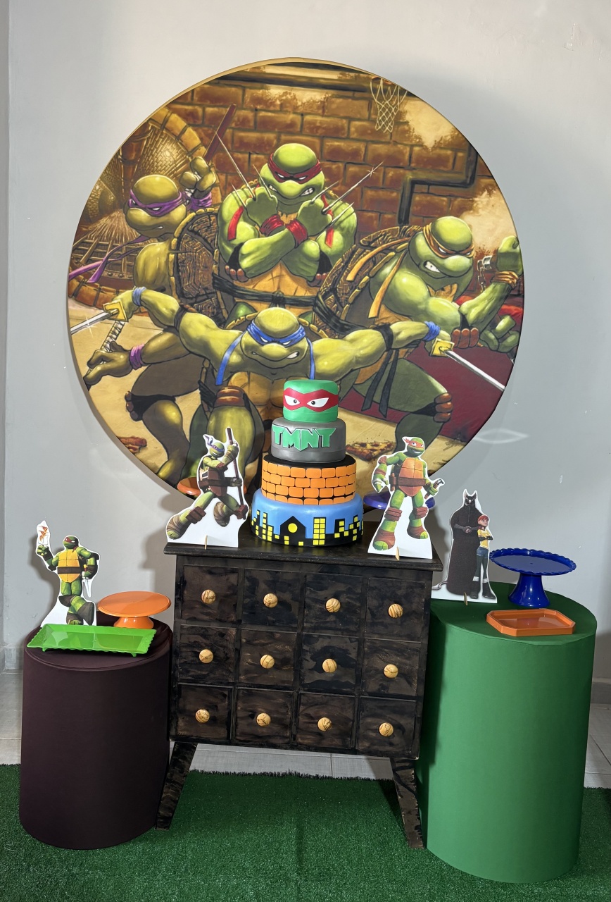 Tartaruga Ninja 02 - Shalom Festas Pegue e Monte