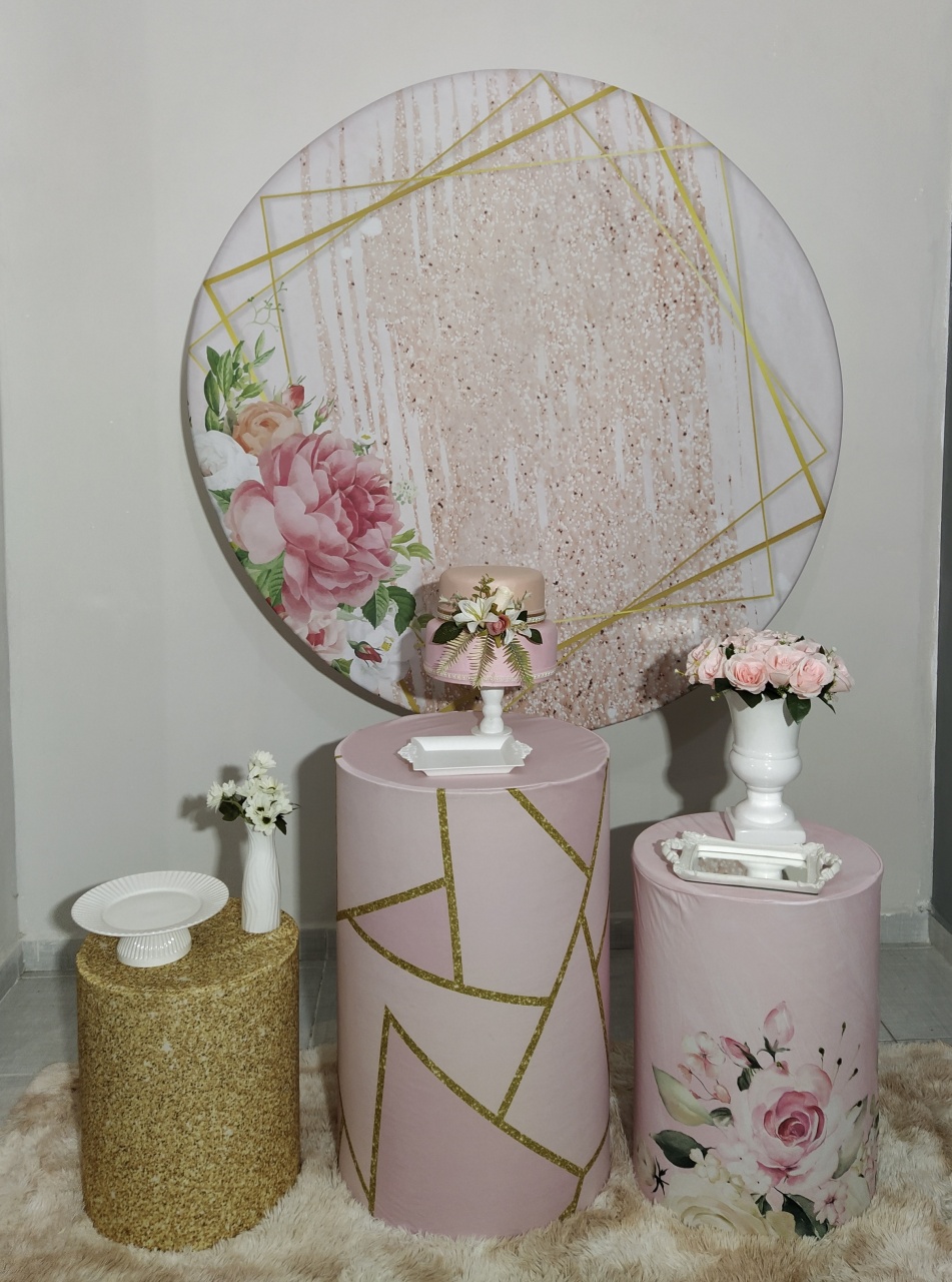 Rosé Floral 04 - Shalom Festas Pegue e Monte 