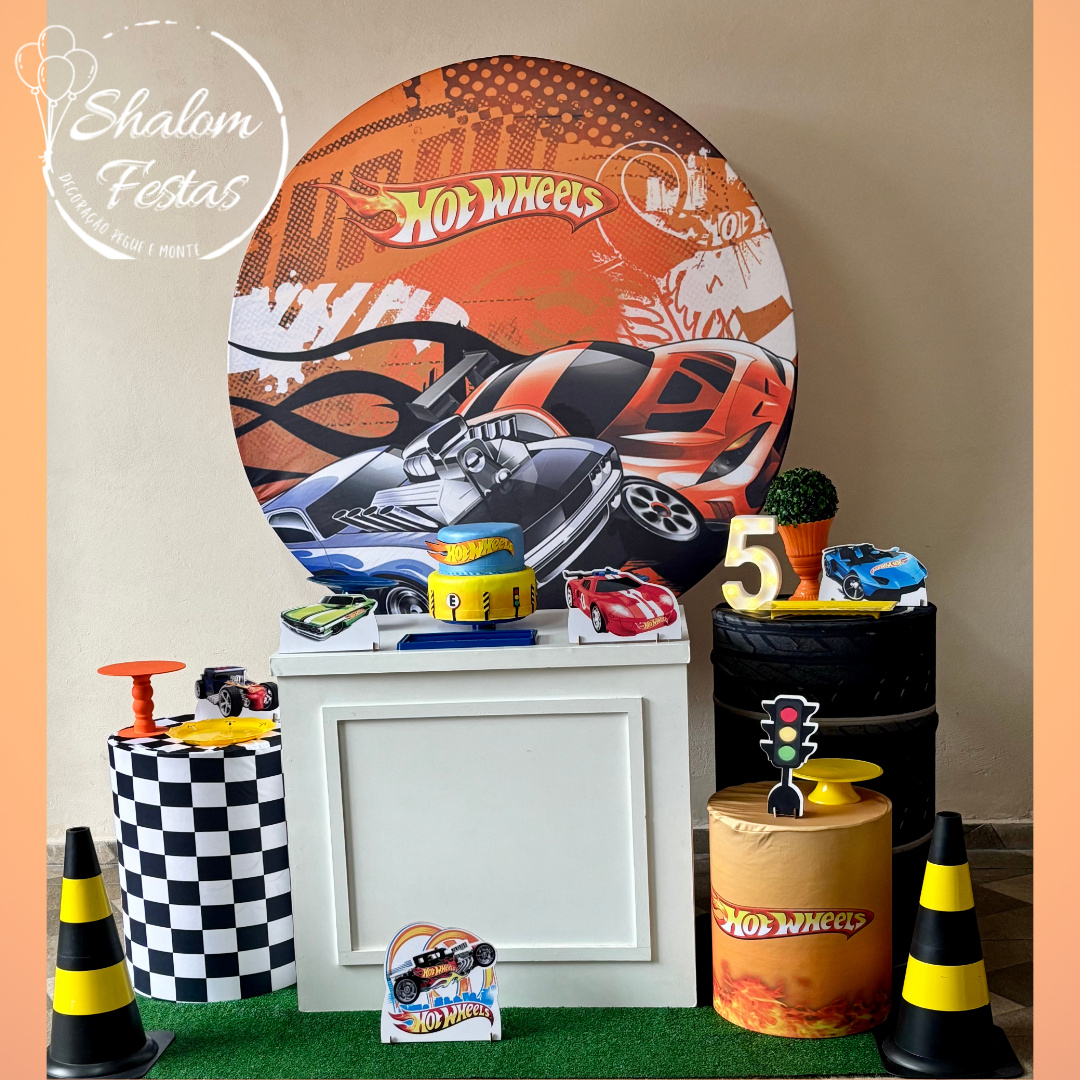 Hot Wheels 02 - Shalom Festas Pegue e Monte
