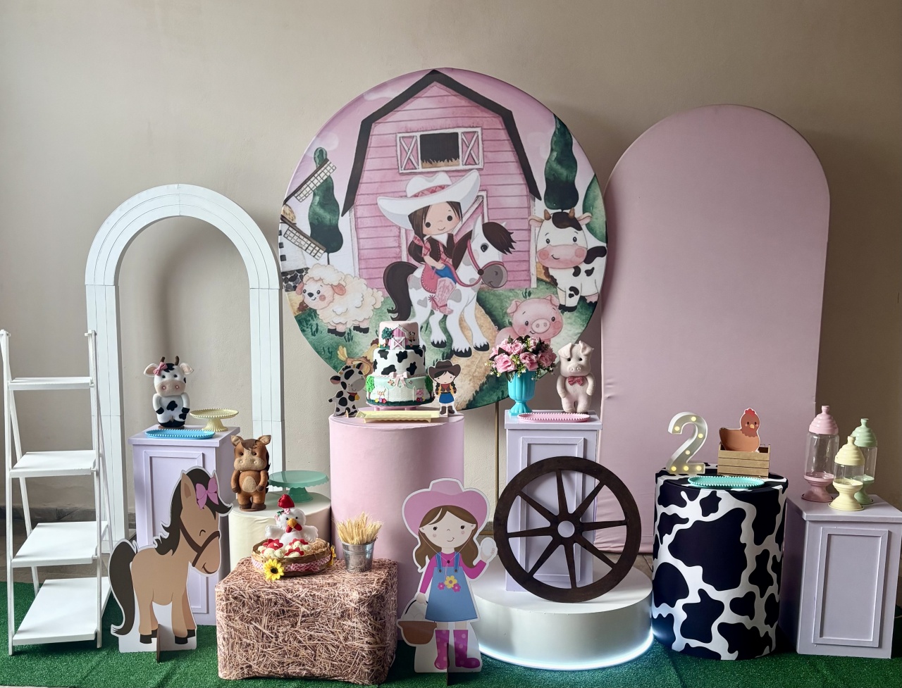 Fazendinha Boiadeira 08 - Shalom Festas Pegue e Monte