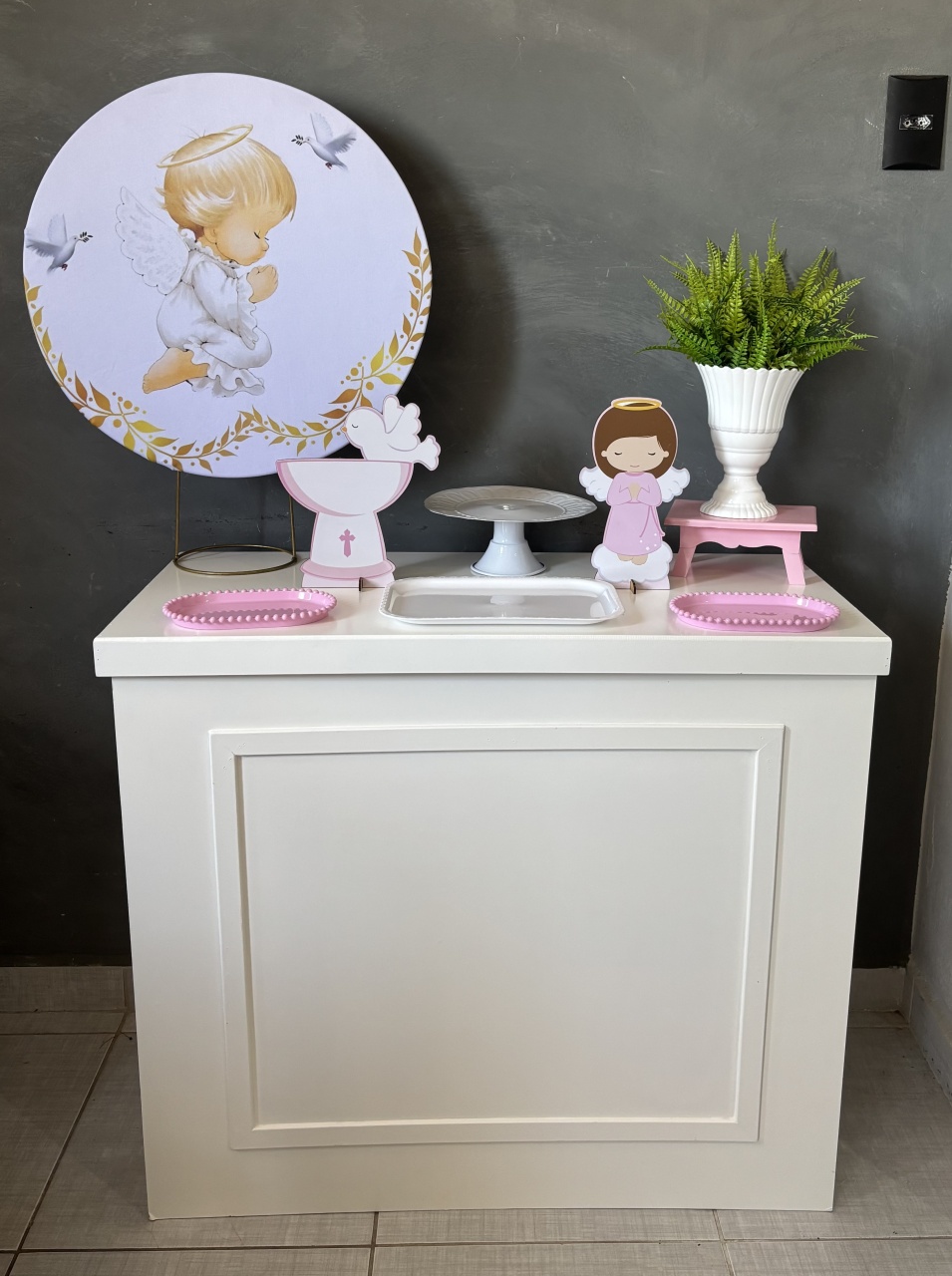 Mini Kit Batizado 05 - Shalom Festas Pegue e Monte 