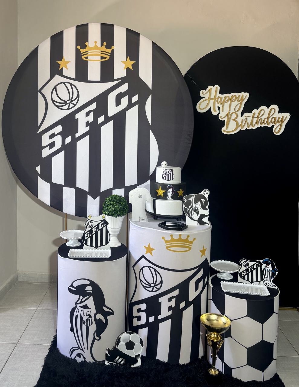 Santos / Futebol 03 - Shalom Festas Pegue e Monte