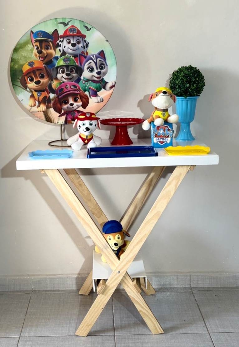 Mini Kit Patrulha Canina 03 - Shalom Festas Pegue e Monte 