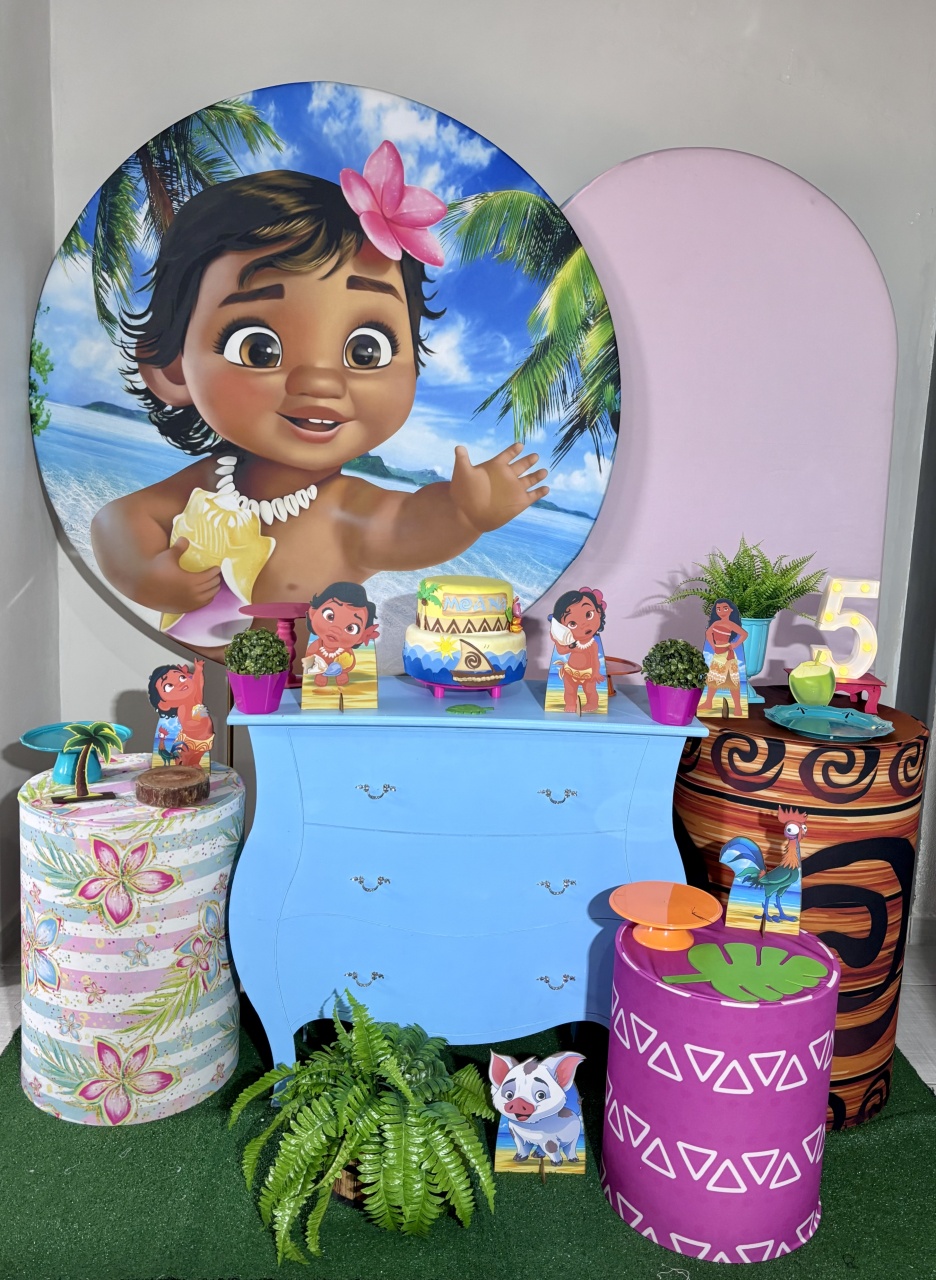 Moana Baby 04 - Shalom Festas Pegue e Monte