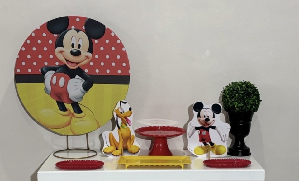 Mini Kit Mickey - Shalom Festas Pegue e Monte 