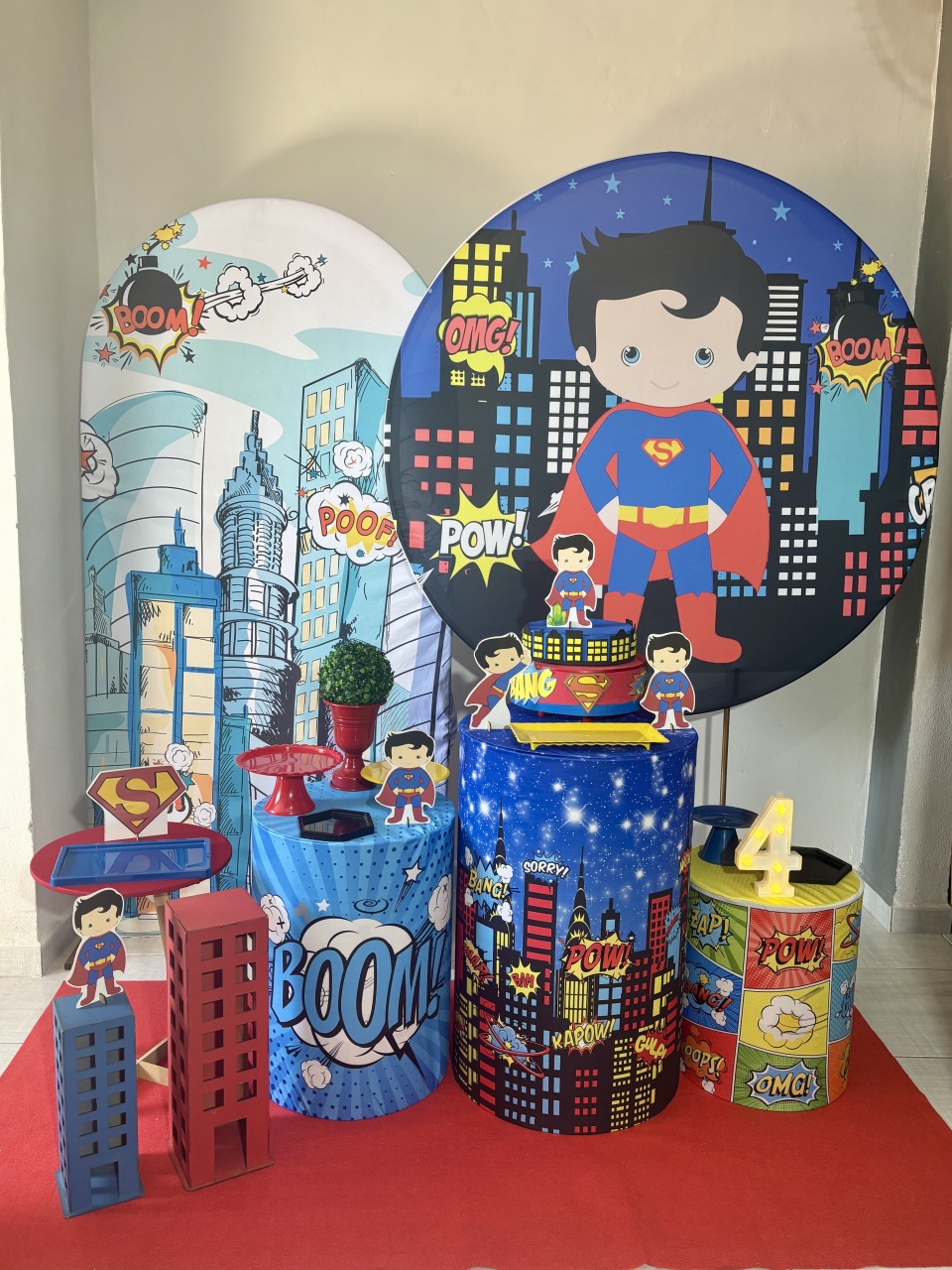 Superman Cute 03 - Shalom Festas Pegue e Monte