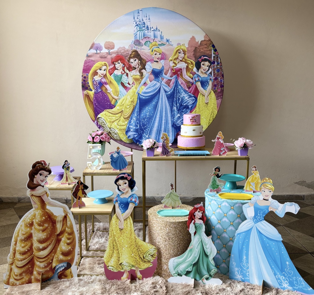 Princesa Disney - Shalom Festas Pegue e Monte 