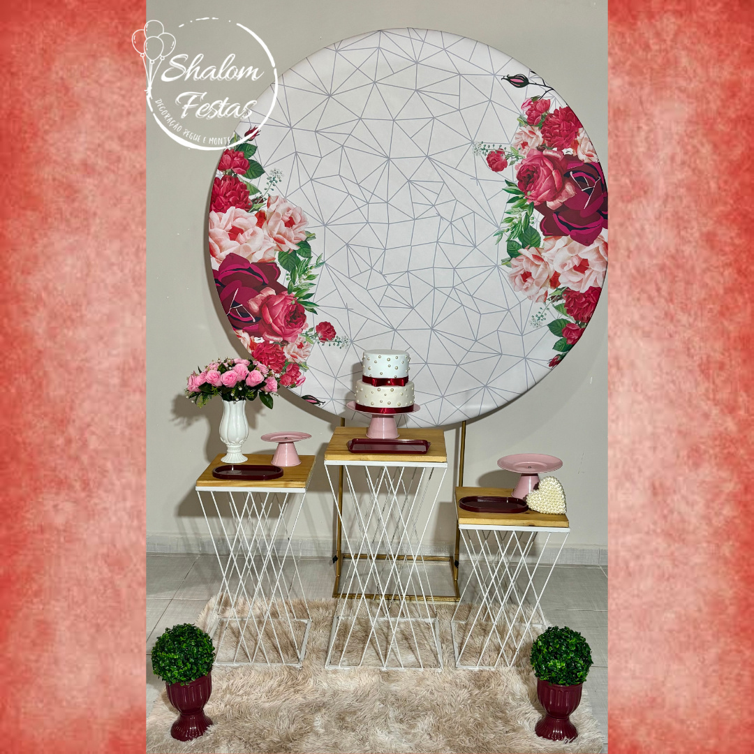 Floral Marsala 03 - Shalom Festas Pegue e Monte 