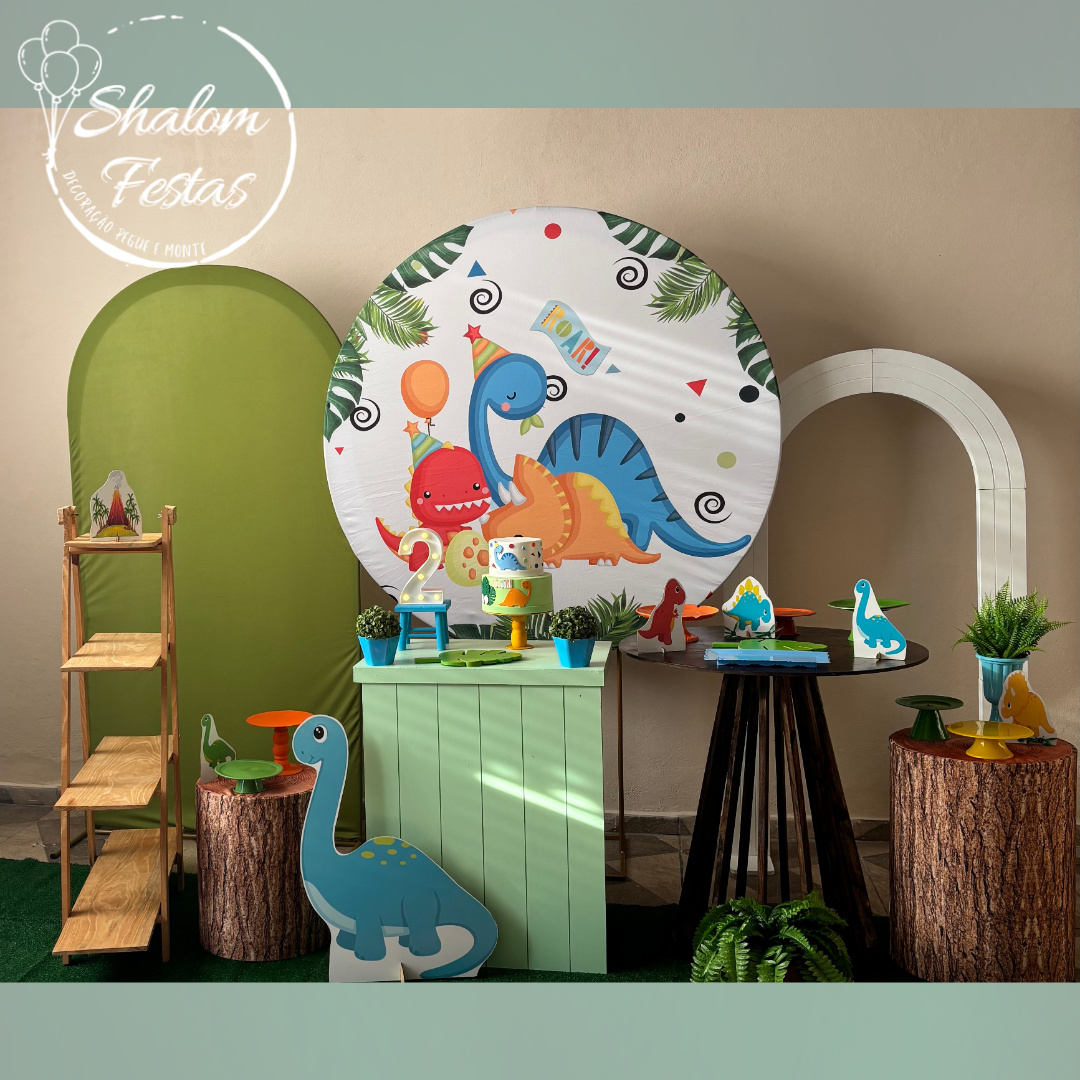 Dinossauro Baby 05 - Shalom Festas Pegue e Monte