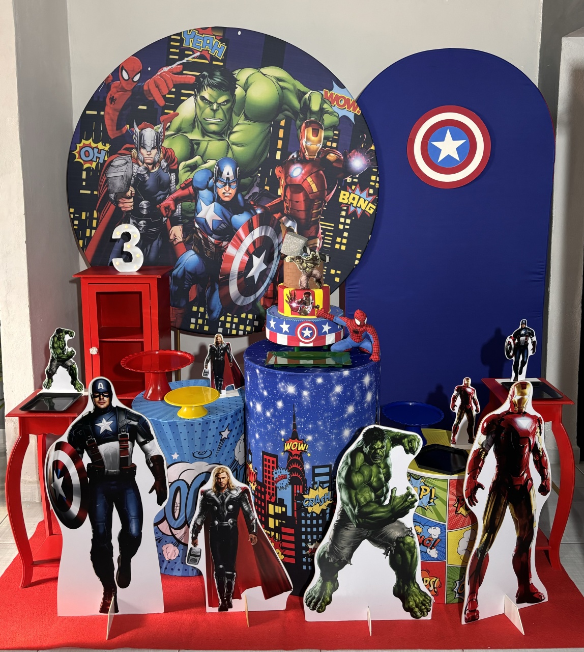 Vingadores 03 - Shalom Festas Pegue e Monte