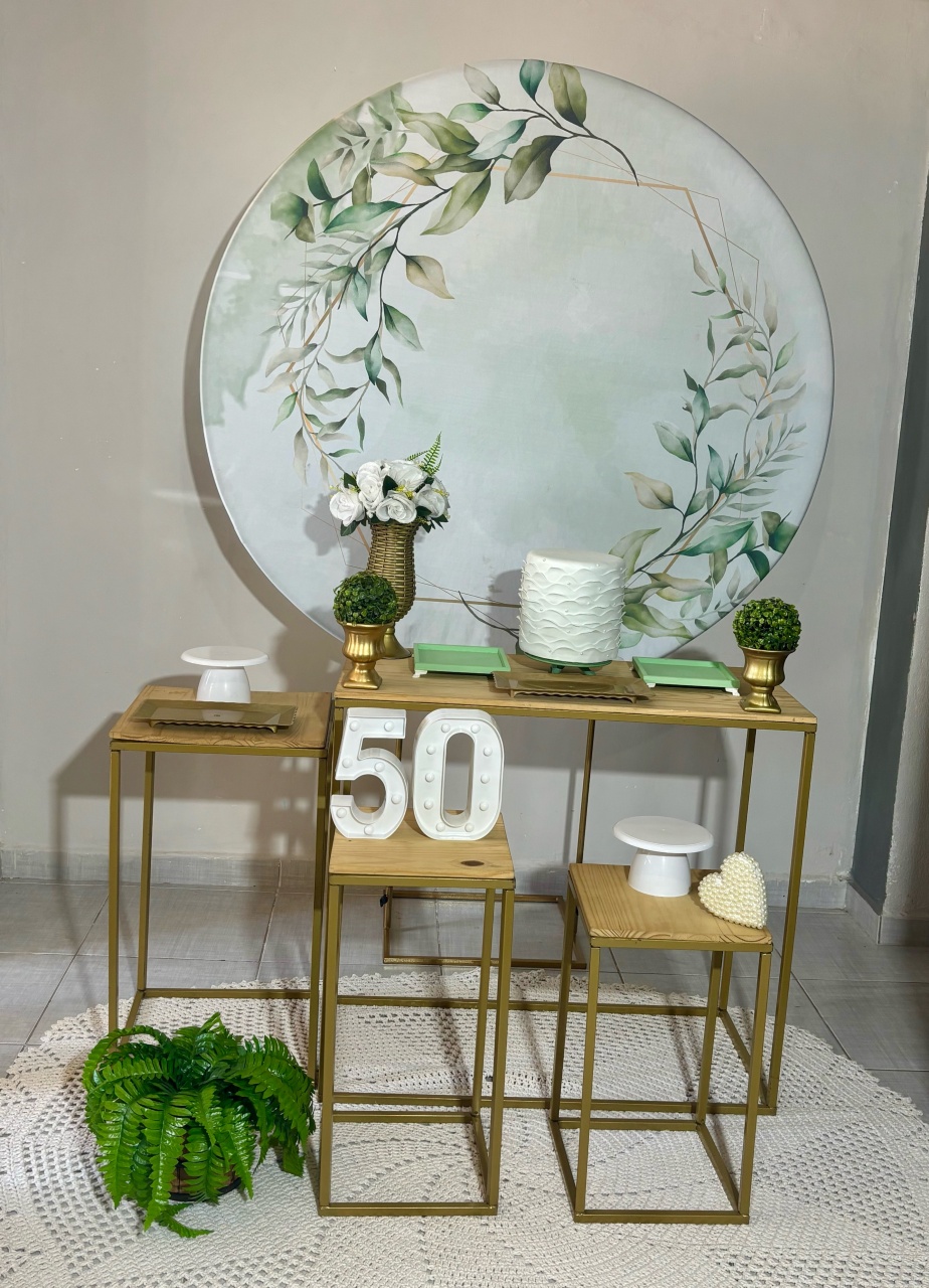 Verde Floral 04 - Shalom Festas Pegue e Monte 