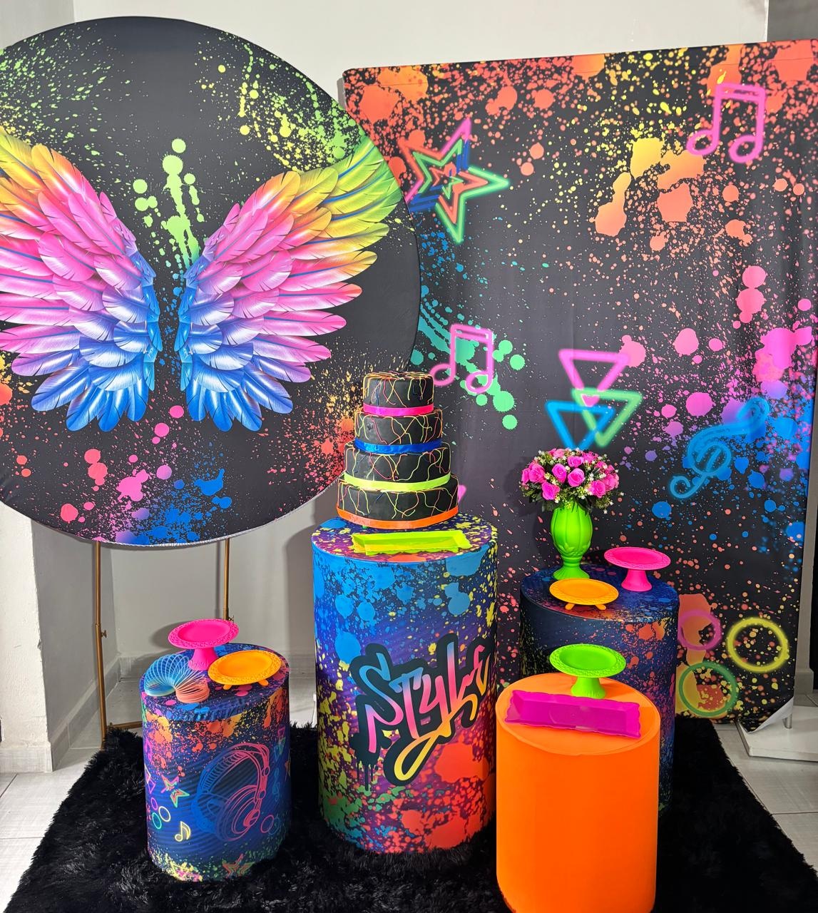 Neon  03 - Shalom Festas Pegue e Monte