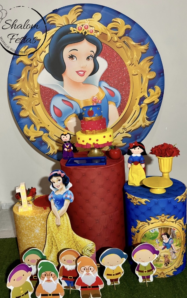 Branca de Neve 01 - Shalom Festas Pegue e Monte