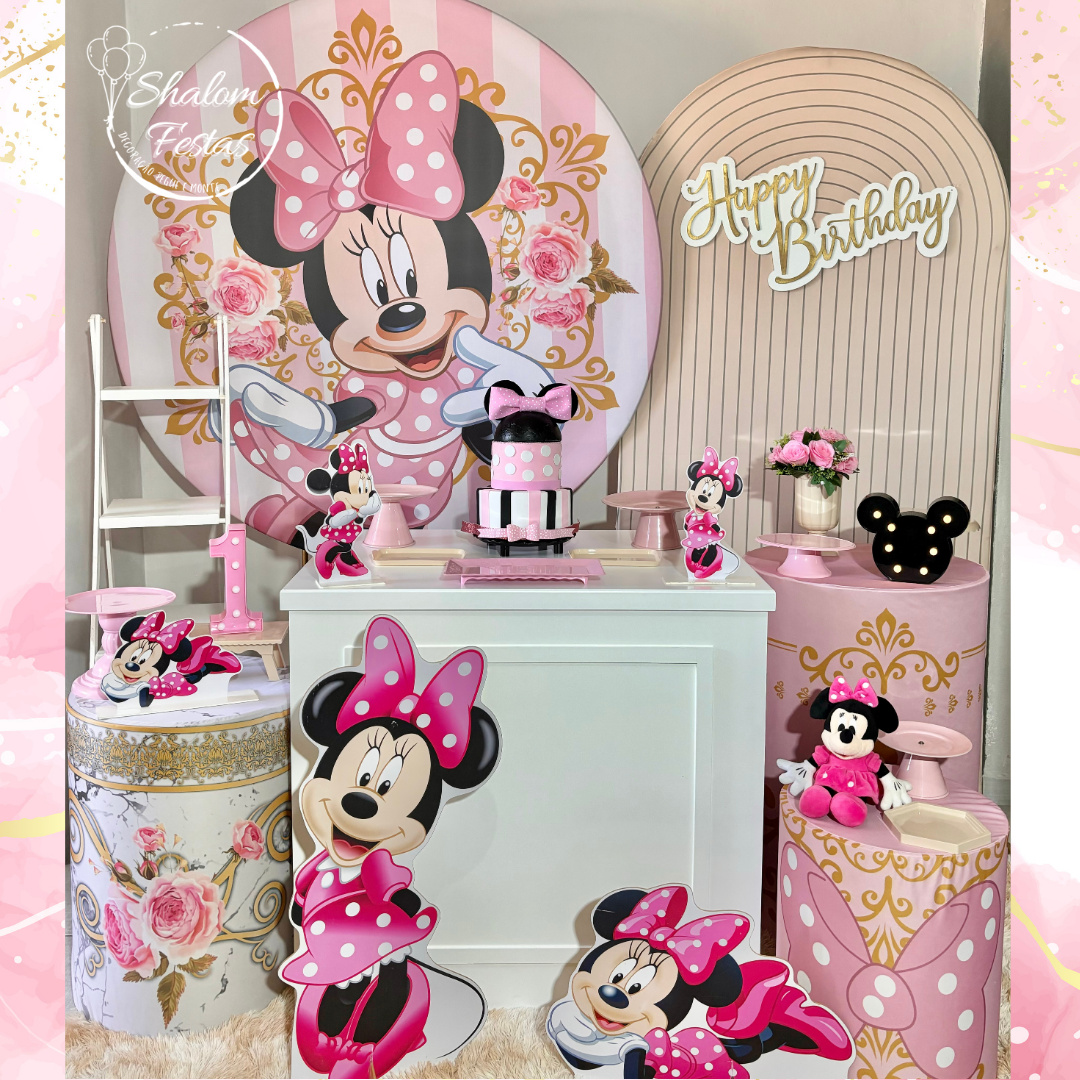 Minnie Rosa 03 - Shalom Festas Pegue e Monte