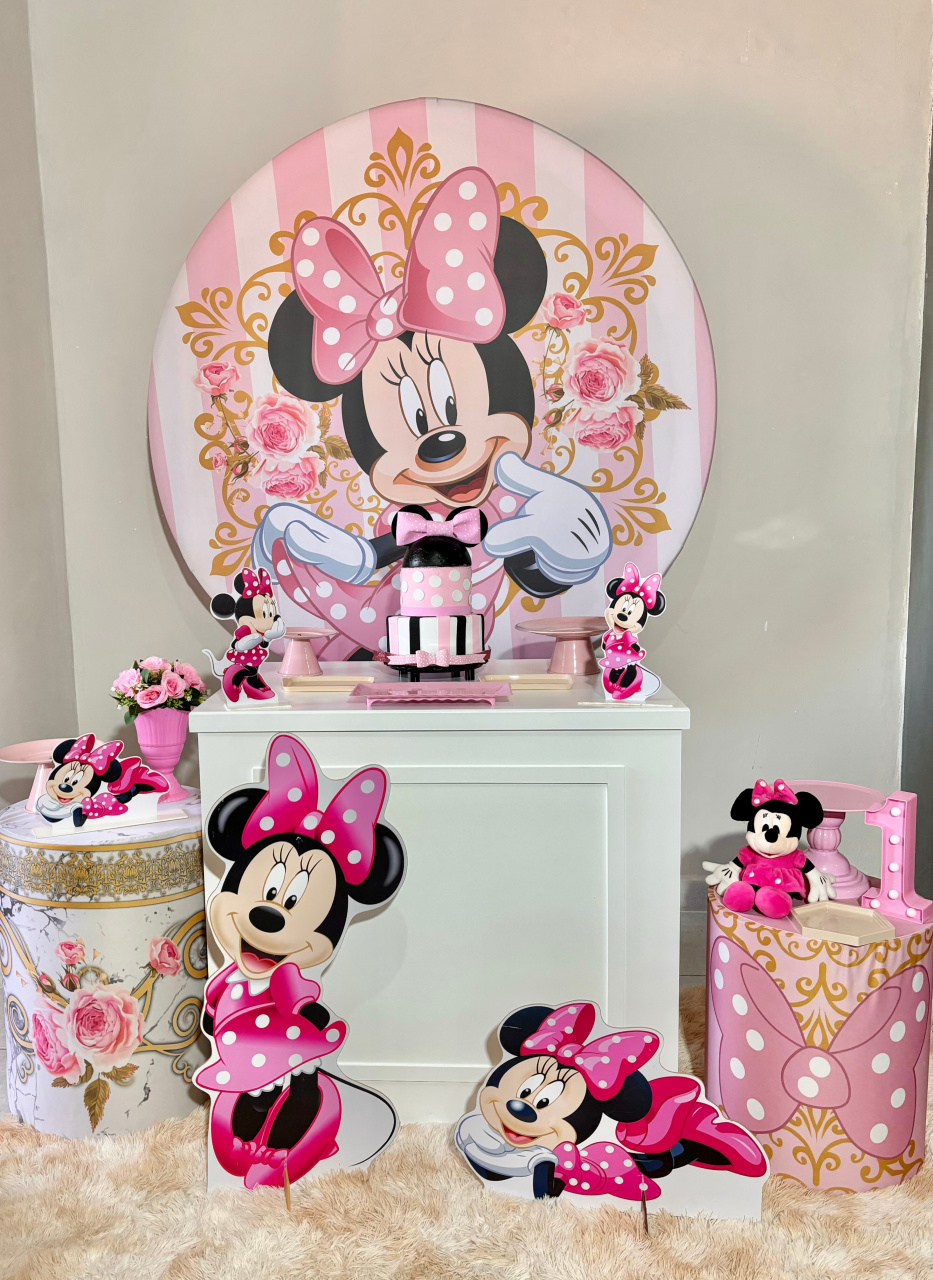 Minnie Rosa 02 - Shalom Festas Pegue e Monte