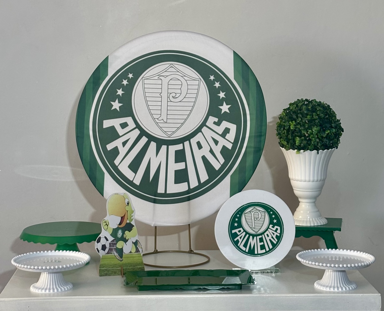 Mini Kit Palmeiras 01 - Shalom Festas Pegue e Monte 