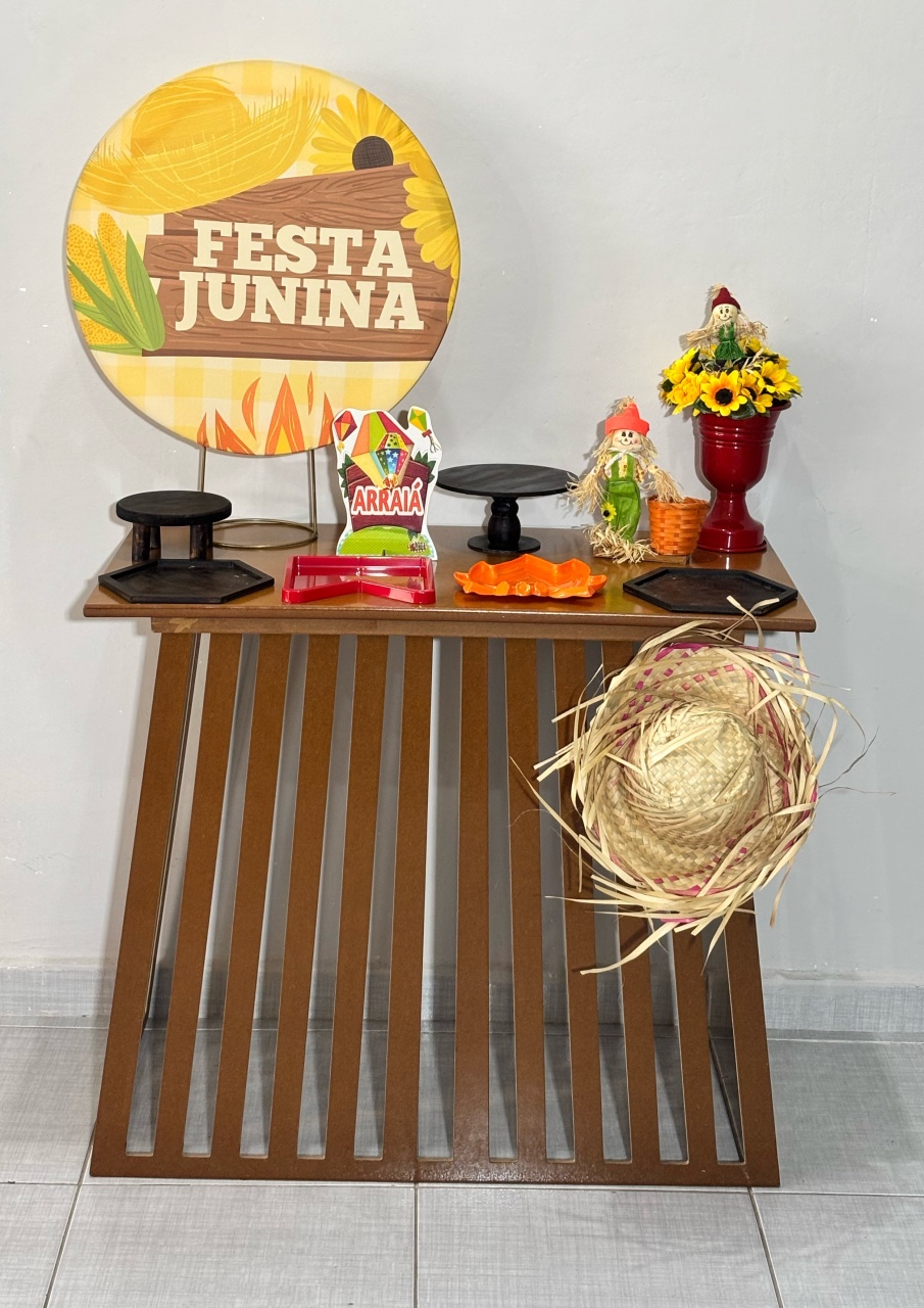 Mini Kit Junina Ripada 04 - Shalom Festas Pegue e Monte 