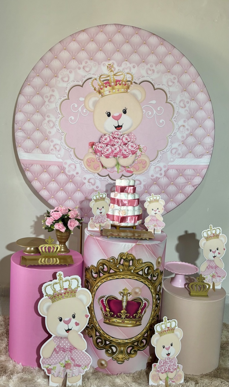 Ursa Princesa  - Shalom Festas Pegue e Monte