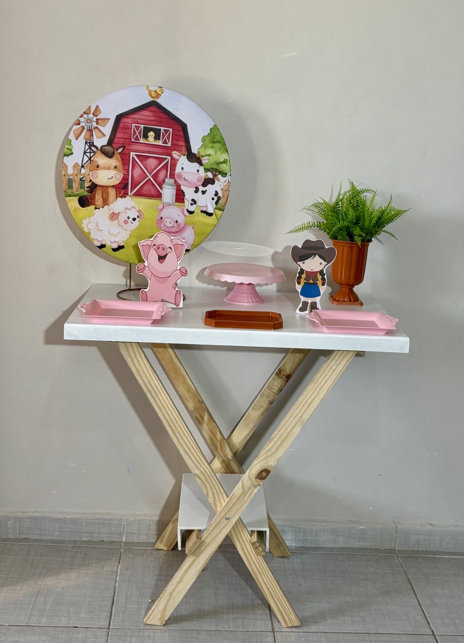 Mini Kit Fazendinha 03 - Shalom Festas Pegue e Monte 