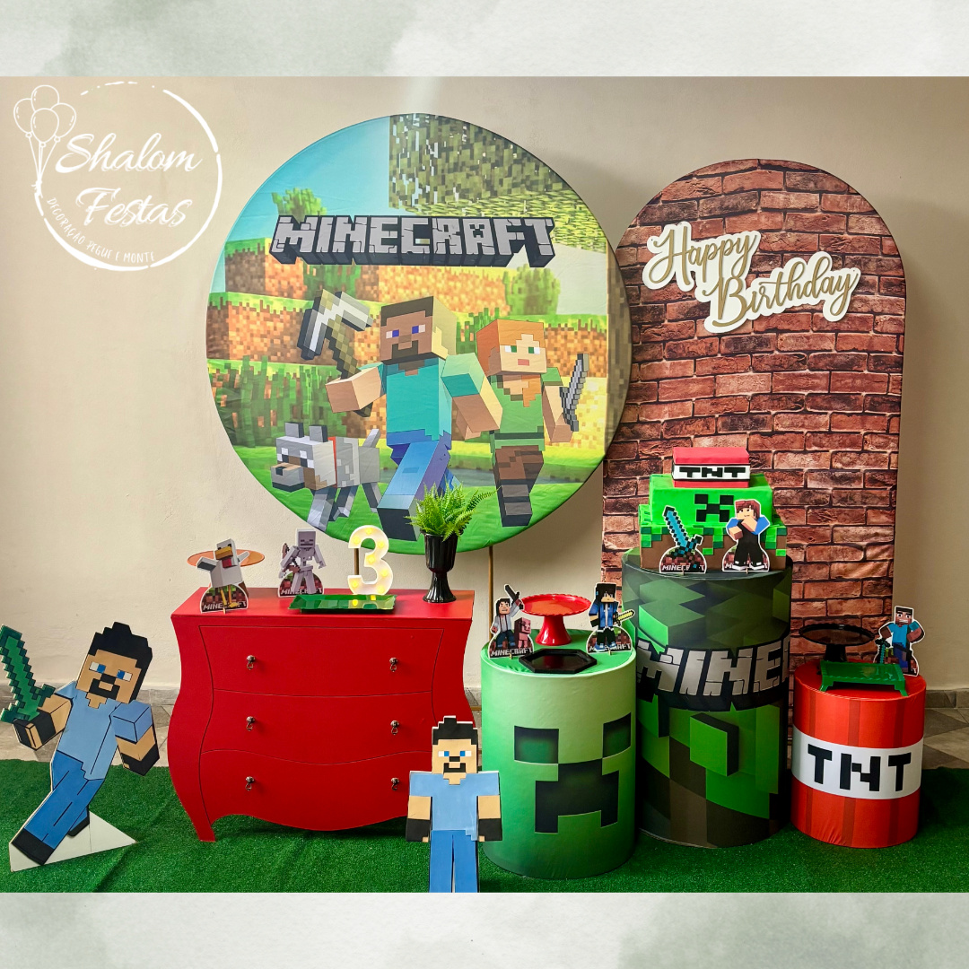 Minecraft 04 - Shalom Festas Pegue e Monte