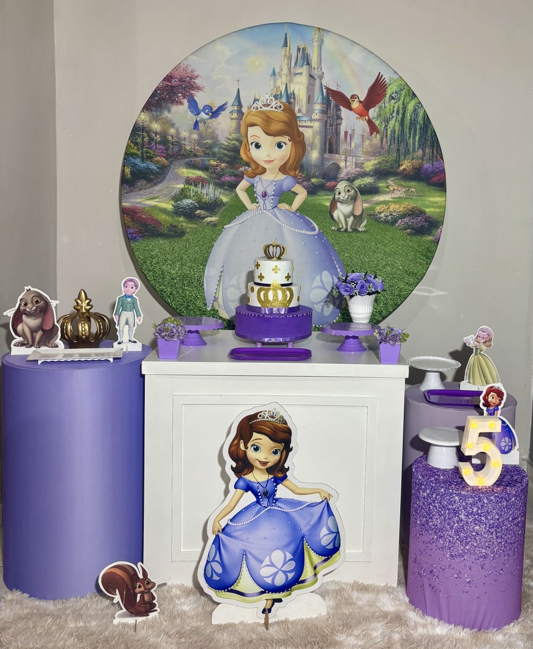 Princesa Sofia 02 - Shalom Festas Pegue e Monte