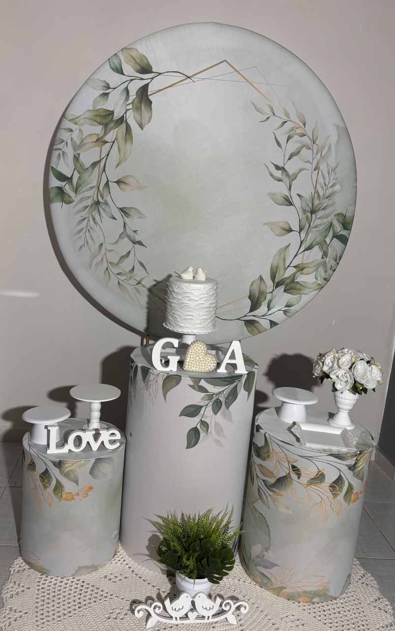 Floral Verde - Shalom Festas Pegue e Monte 