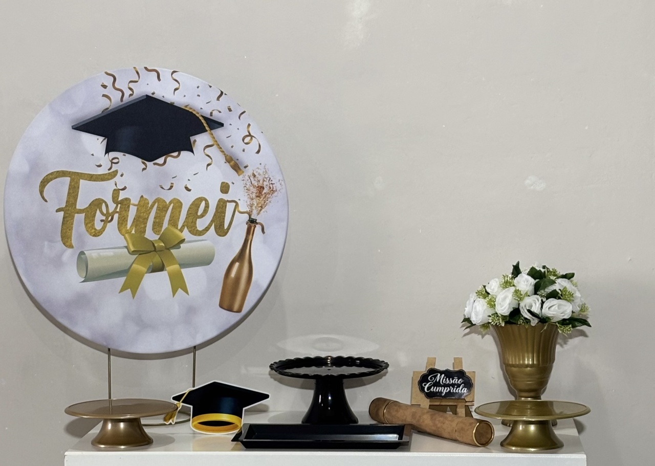 Mini Kit Formatura - Shalom Festas Pegue e Monte 