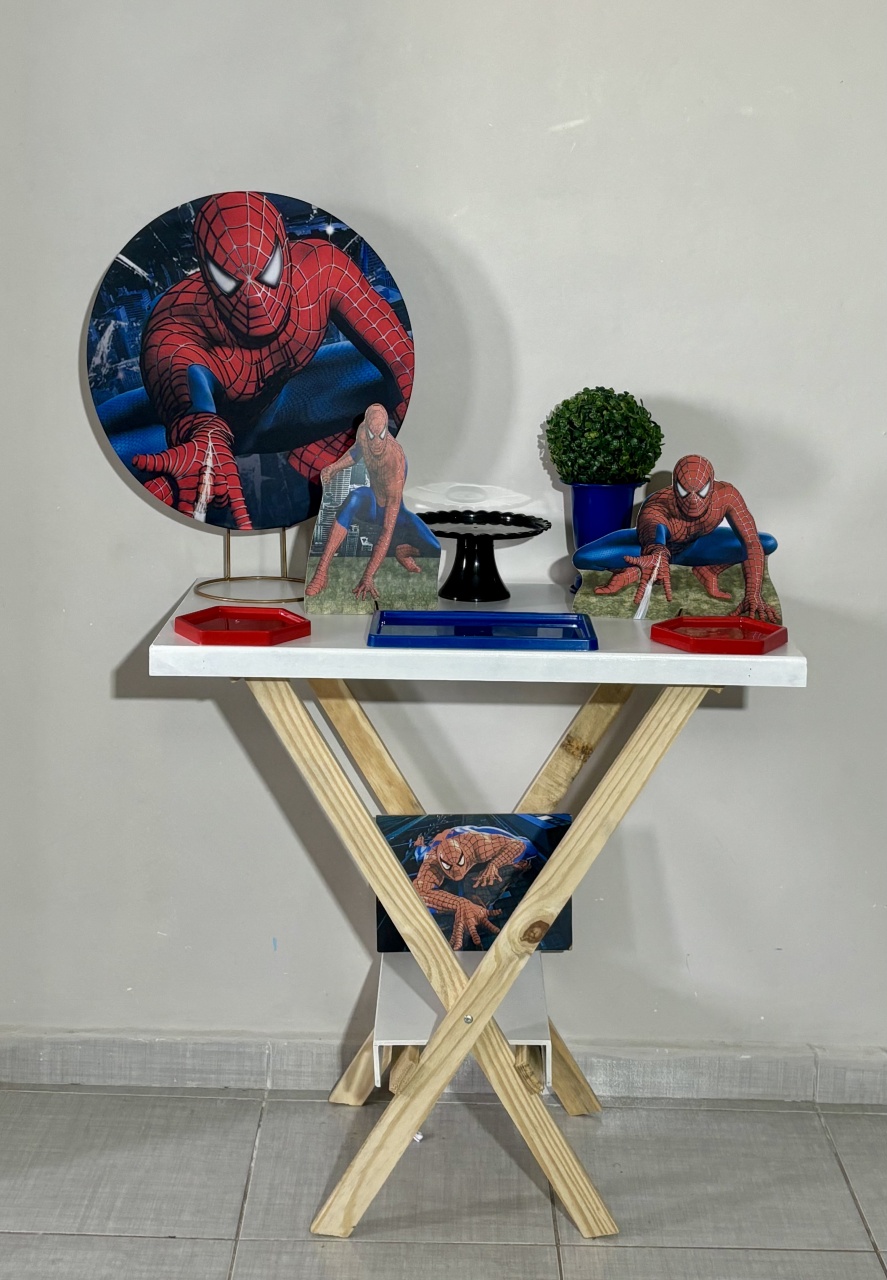 Mini Kit Homem Aranha 02 - Shalom Festas Pegue e Monte 