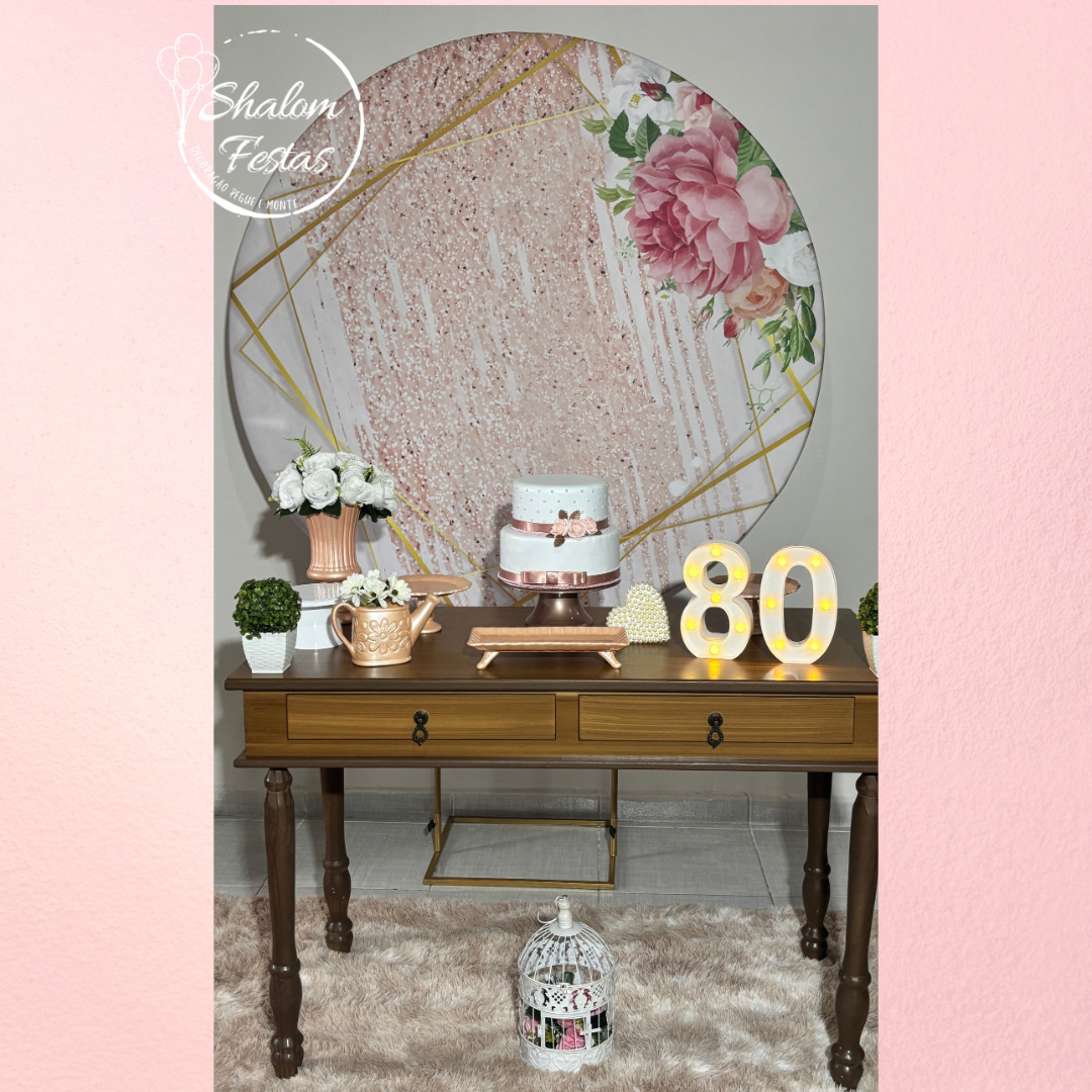 Rosé Floral 05 - Shalom Festas Pegue e Monte 