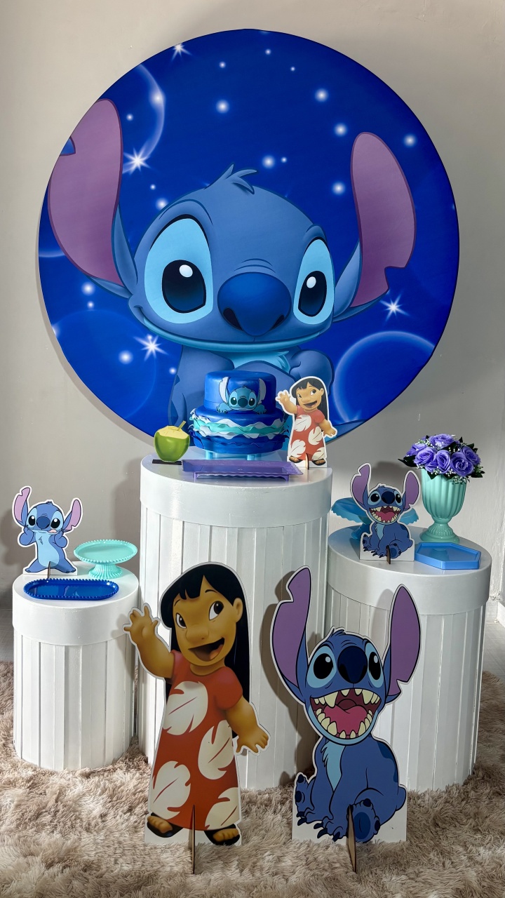 Lilo Stitch 04 - Shalom Festas Pegue e Monte